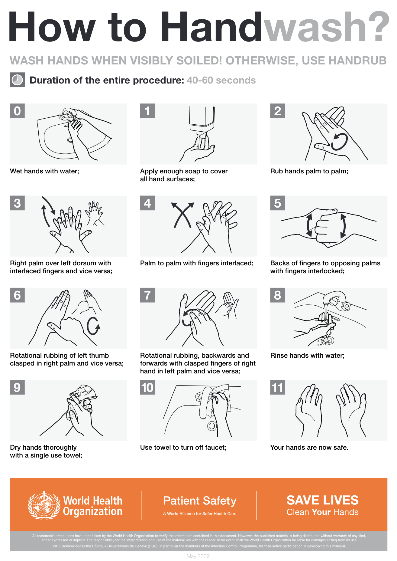 Hand-washing Poster
