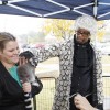 Michael enjoying the pet zoo at the Fall Festival. 
