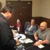 Tim shows a new customer the cool devices that work with our downloadables.
