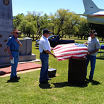Worn Flags Ceremony