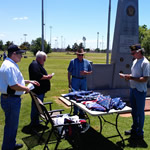 Worn Flag Ceremony